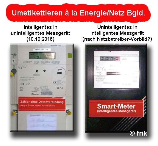 Energie/Netz Burgenlnad - Mit Etikettiertrick Kunde getäuscht